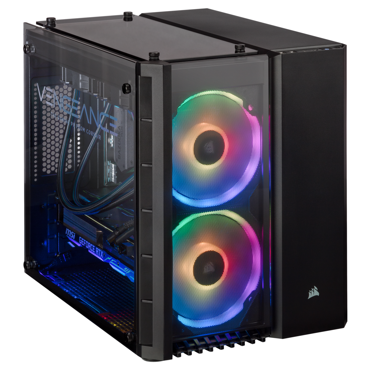 Image à la une de Le PC gamer d'après Corsair ? i7 8700, RTX 2080 et RGB